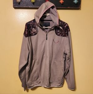 Black Antler womens tan/camo hoodie. Size XL